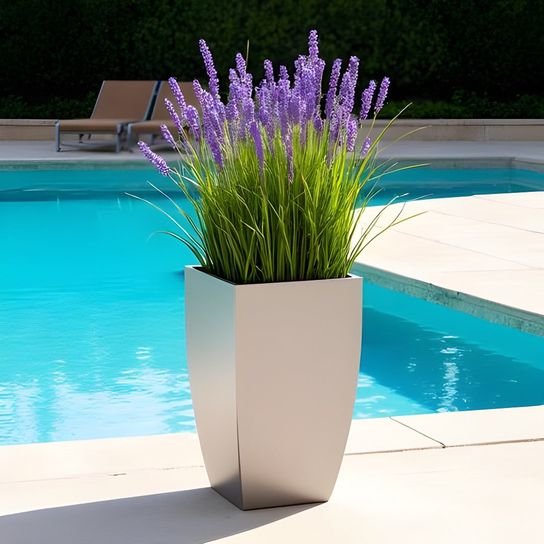 waterproof plant pot NMN Designs Stainless Steel Pot Planter