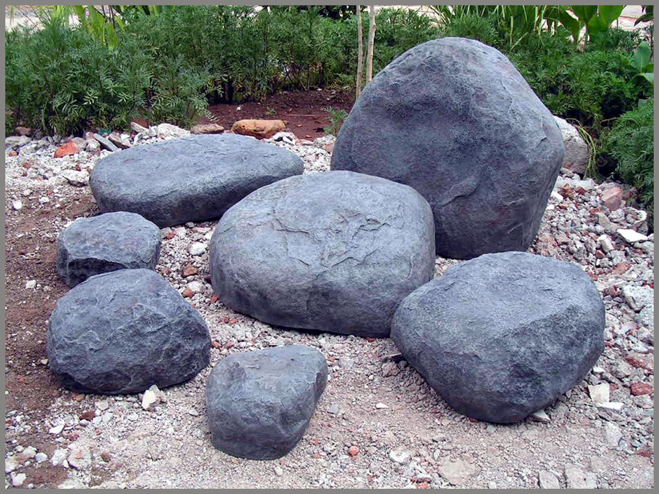 Fake boulders are a part of any good set designer's repertoire.