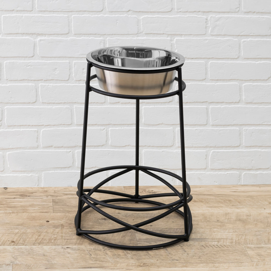 Extra Large Dog - Modern Elevated Dog Bowl Feeder for Large Breed, Raised  Food Bowl, Single Dog Water Bowl w/ Stand Best Stainless Steel | NMN Designs