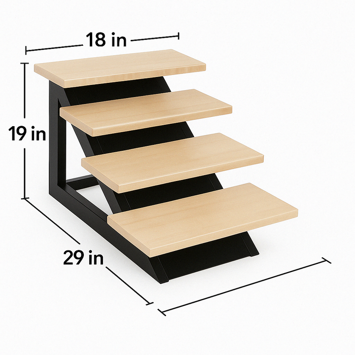 Loft Pet Modern Metal, Wood Stairs for Small Large