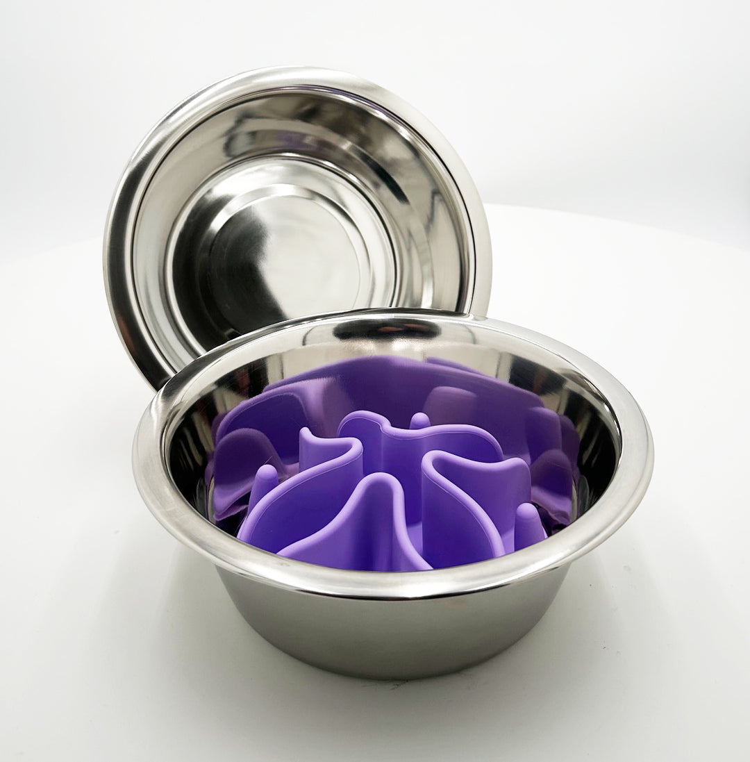 16" Tall Modern Elevated Dog Bowl Stand Set Large Dog Food Water Feeding  Station. 16 Inch High | NMN Designs Pets Stop