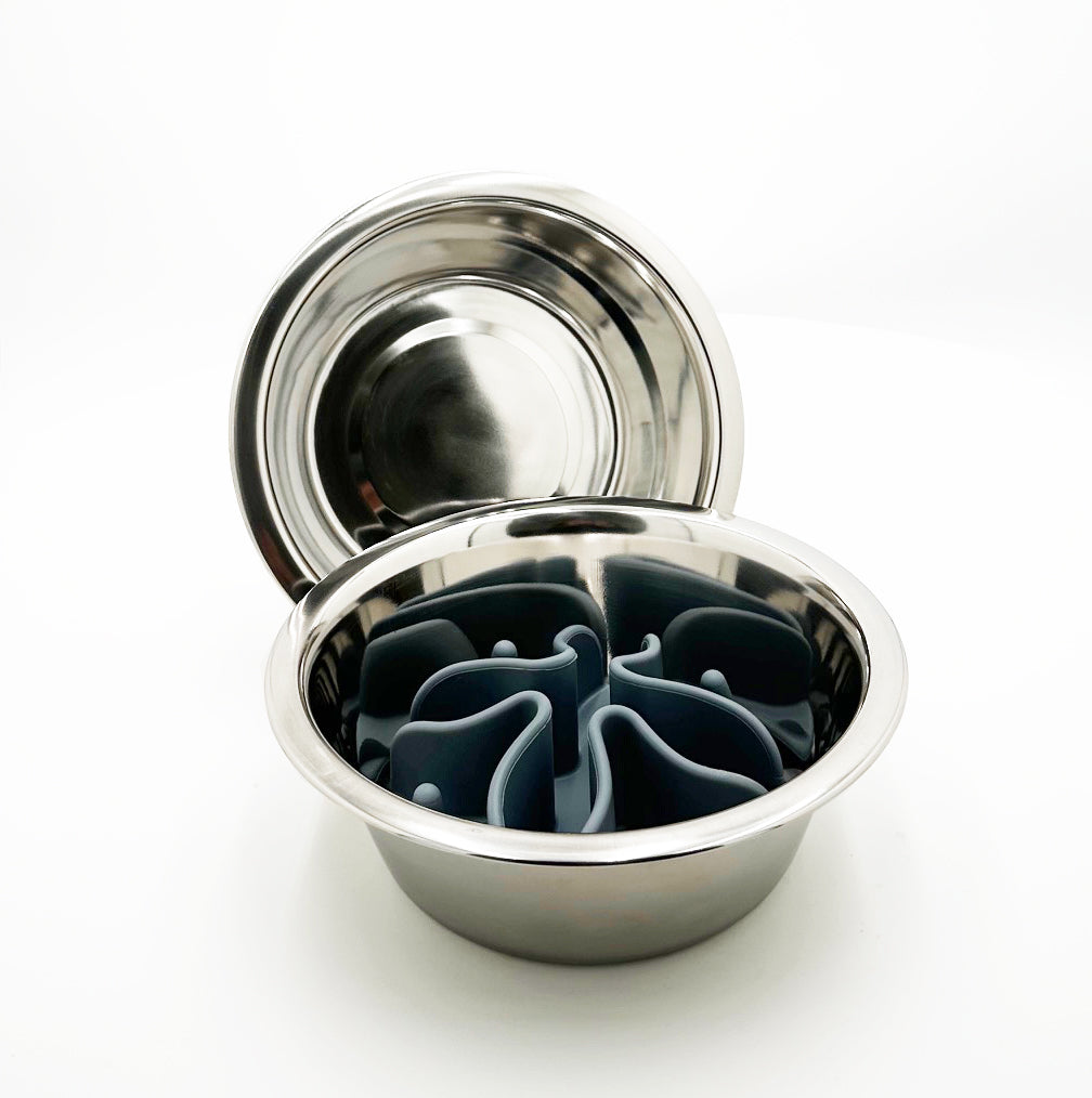 18" Tall Modern Elevated Dog Bowl Stand Set XL Large Dog Food Water Feeding  Station. 18 Inch High | NMN Designs Pets Stop
