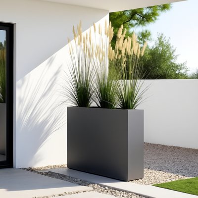Office Planter Pots and Boxes. Indoor Office Space, Reception, Cubicle ...