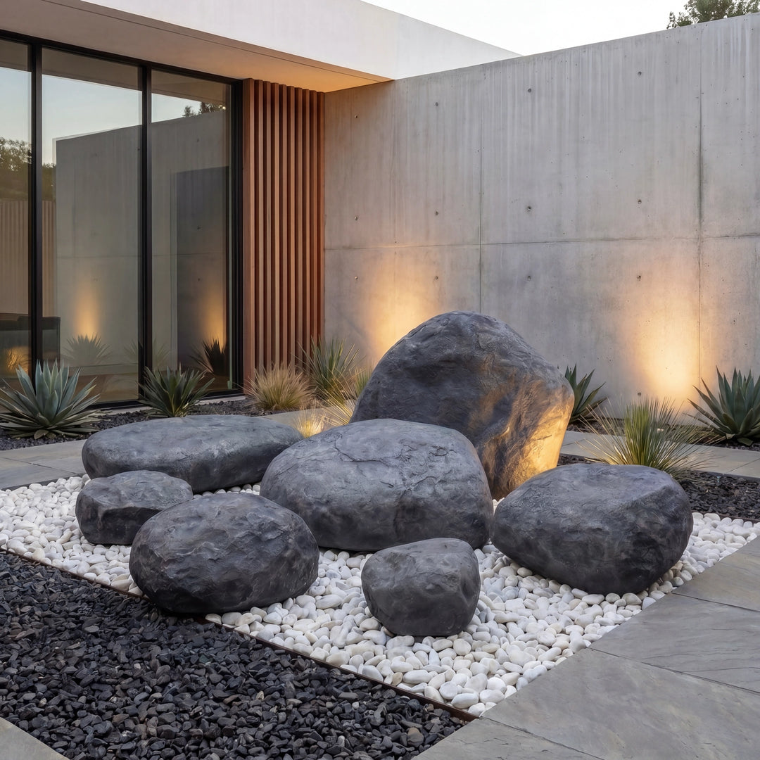 Graybear Faux Rock Set, Artificial Landscape Boulder, Artificial