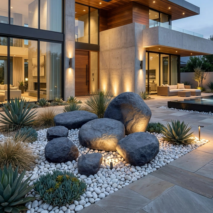 Graybear Faux Rock Set, Artificial Landscape Boulder, Artificial