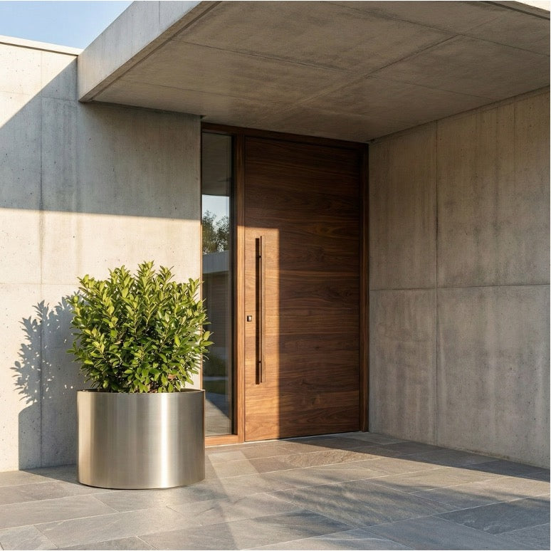 xl planter pot Extra Large Stainless Steel Metal Planter Pot. 31