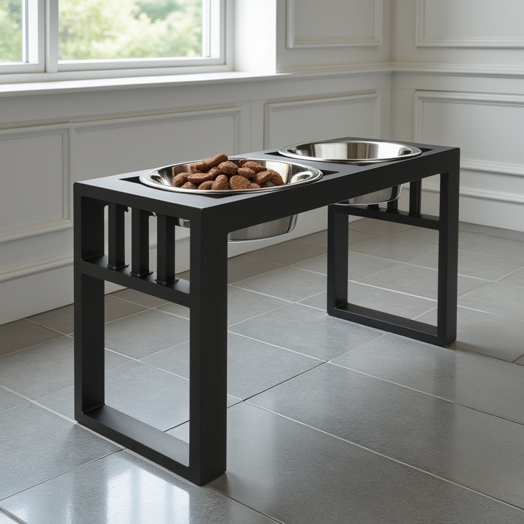 Libro - Modern Heavy Duty Elevated Dog Bowl for Large Breed, Slow ...