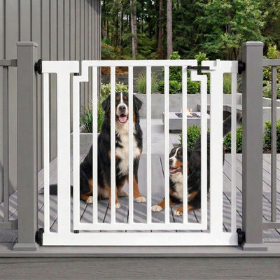 Heavy Duty Dog Gates for Large Dogs - Indoor / Outdoor. Tall & Wide ...