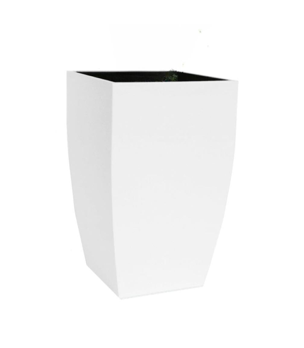 tapered square planter pot NMN Designs Stainless Steel Pot Planter