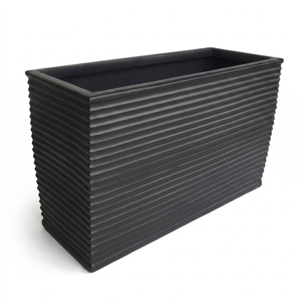 Winona Fiberglass Span Planter Box - Large Outdoor Retangular. 30" L x 12"  W x 17" Tall - NMN Designs