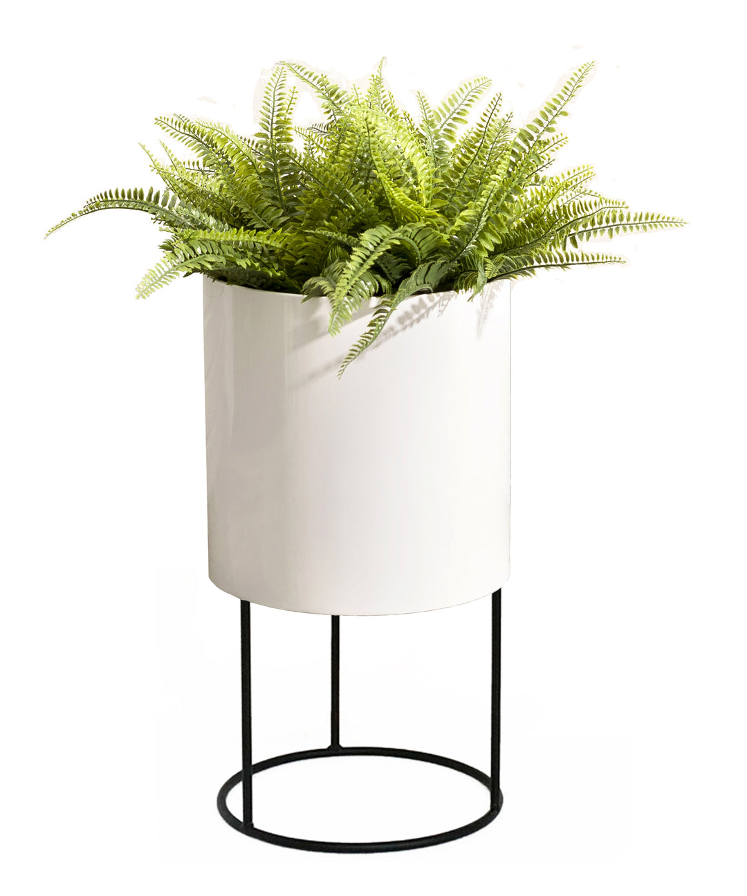 plant pot stands indoor Knox Cylinder Planter with Stand