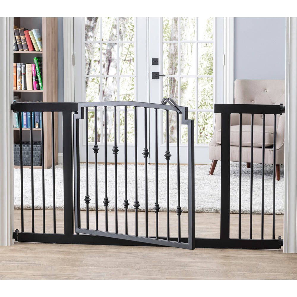 Dog gate 42 inches wide best sale