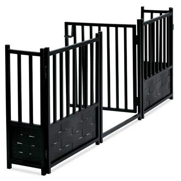 NMN Designs Royal Weave 33 Tall 84 Wide Freestanding Dog Gate Set