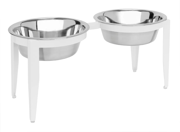 Baron Single Bowl Dog Feeder - Elevated Diner - 10 Tall