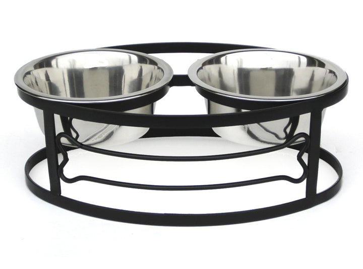 Bone Raised Double Dog Bowl