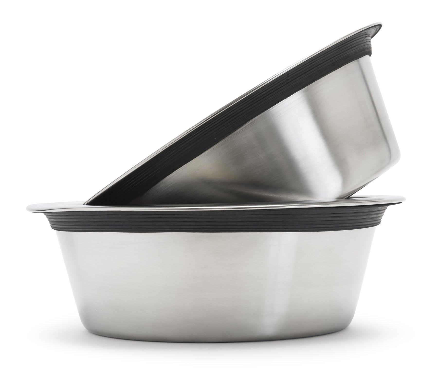304 Stainless Steel Pet Bowls - Food-grade - Set of 2