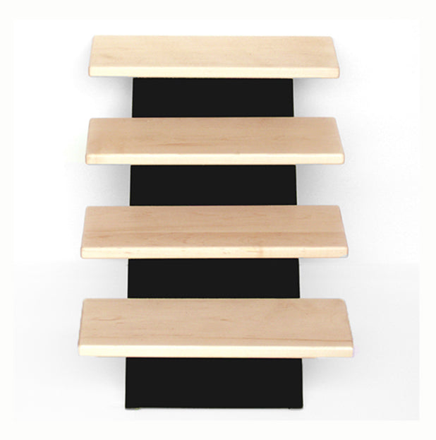 Loft Pet Steps. Modern Metal, Wood Stairs for Dogs. Small Doggie