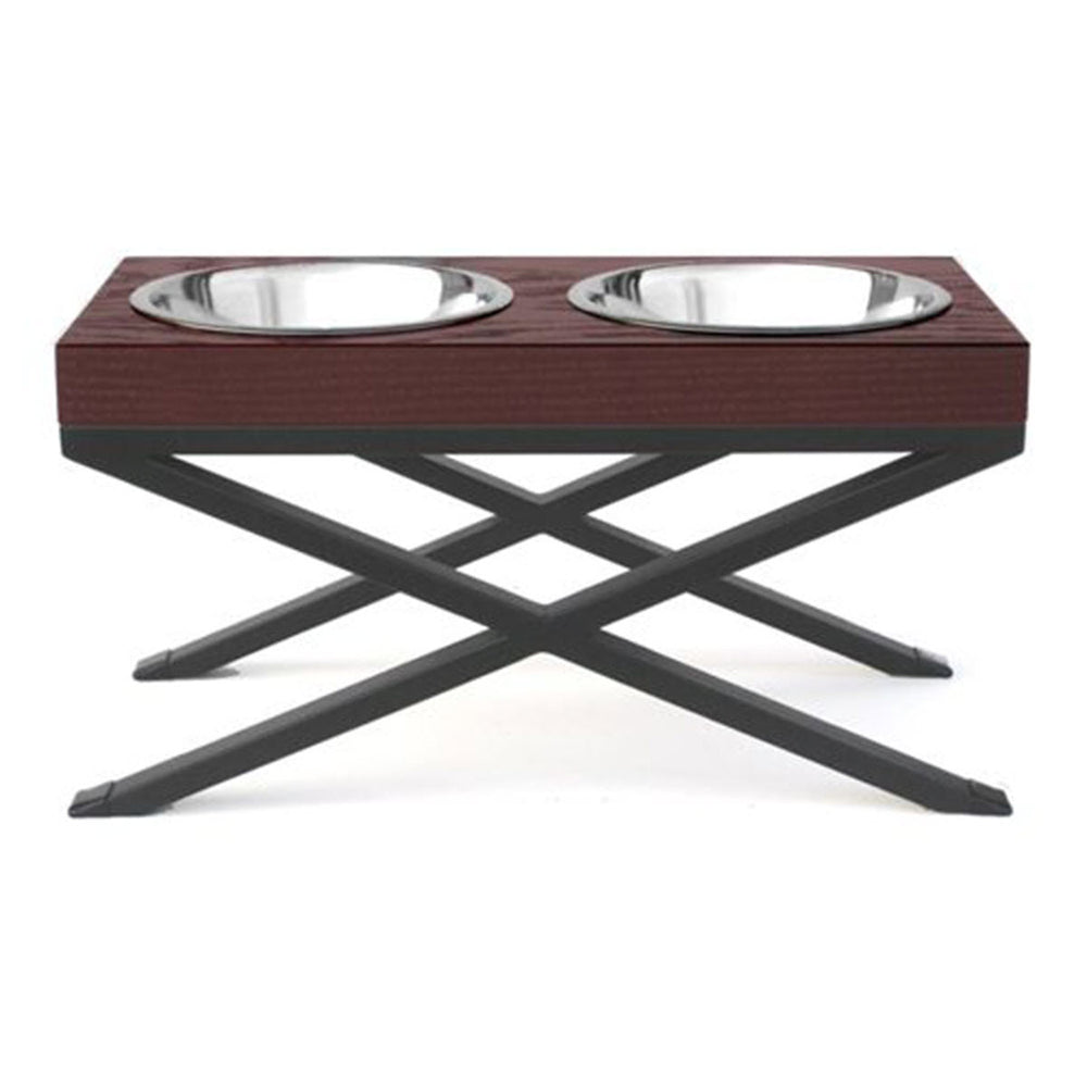 3 bowl dog feeder elevated storage Vision Triple Bowl Diner main image 1