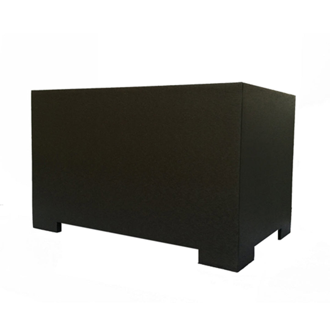 large plastic rectangular planter boxes australia Sunscape Recycled Plastic Rectangle Planter Black