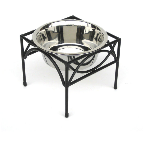 Elevated Single Dog Bowl from DutchCrafters Amish Furniture